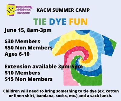 Tie Dye Fun @ KACM Summer Camp