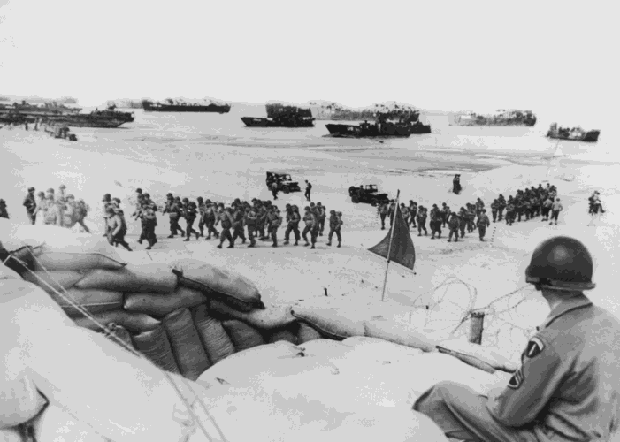 Many other famous people served on D-Day