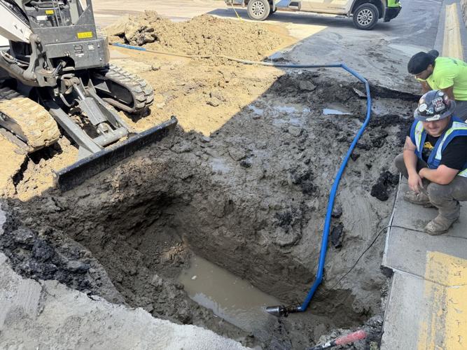 Burst pipe