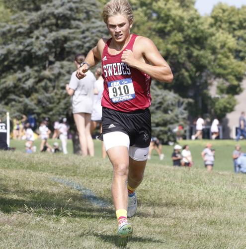 Gothenburg's Tyler Hetz at UNK meet