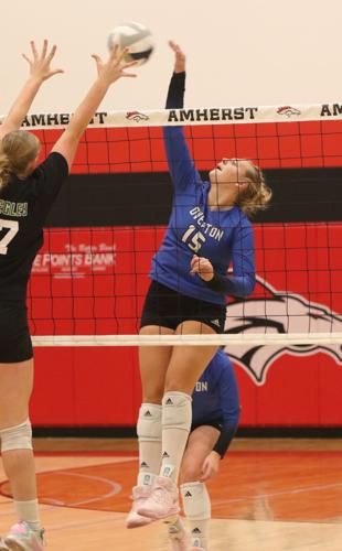 Overton at subdistrict volleyball