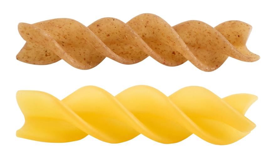 Whole grain vs traditional pasta
