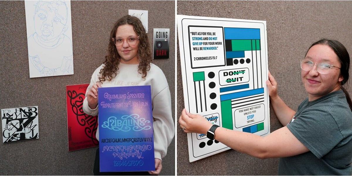 MCC Graphic design showcase at Wrightstone through Friday