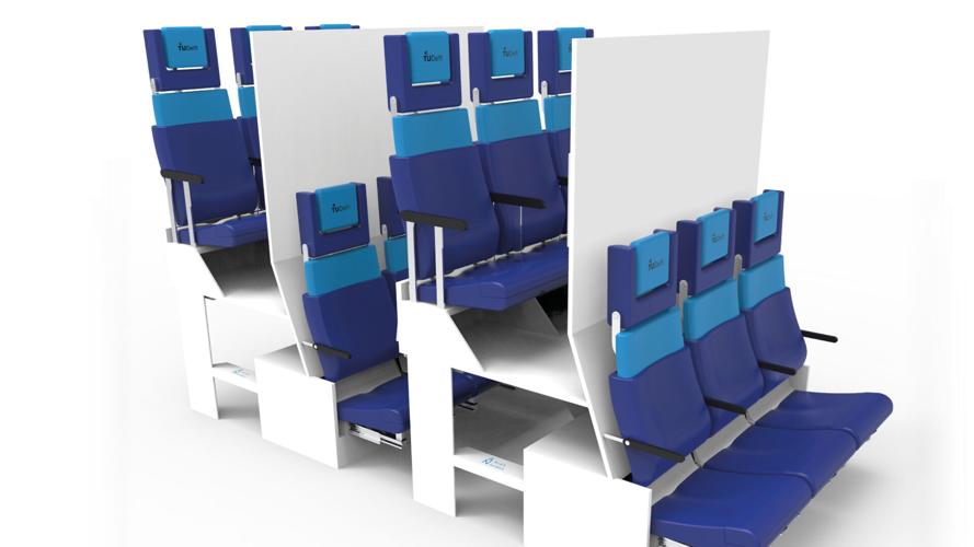 These double-decker airplane cabin concepts could be the future of flying