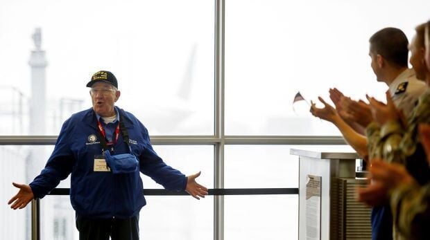 Korean War Veterans Honor Flight, 03/25/2014
