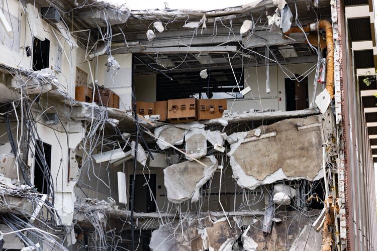 Olin Hall demolition, 5.25