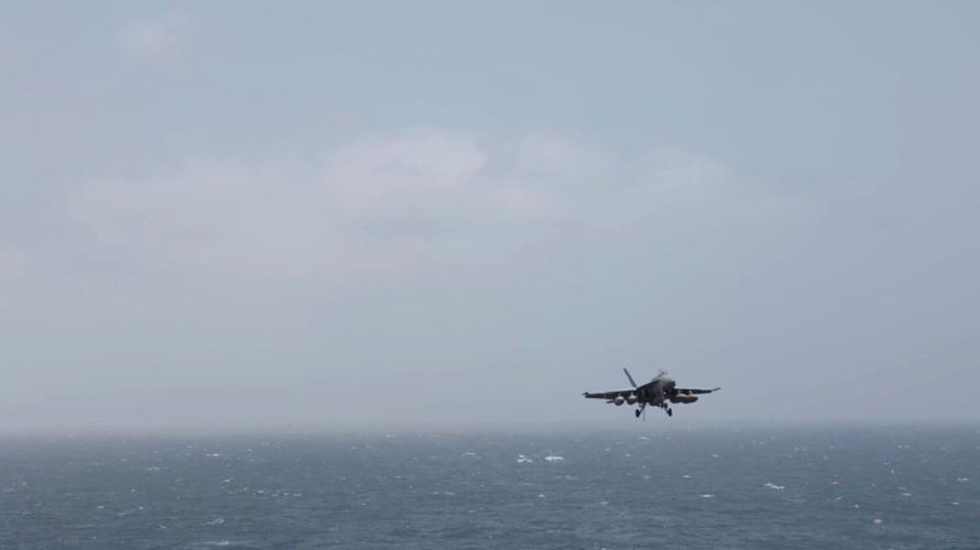 Flight operations aboard USS George H.W. Bush