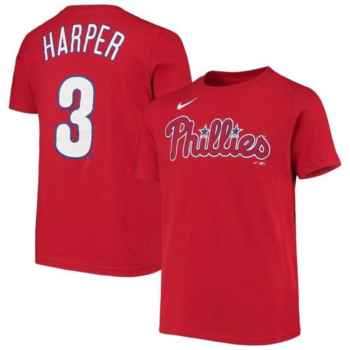 Bryce Harper Philadelphia Phillies Nike Youth Name & Number T-Shirt - Red.jpeg