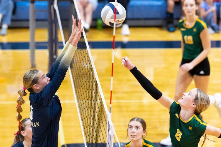 Lincoln Pius X vs. Lincoln Lutheran VB, 10.8