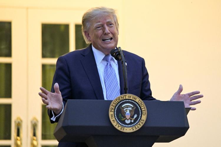 US President Trump hosts a dinner in Washington