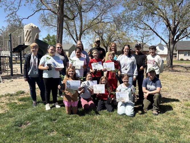 Winners with teachers and Forestry Board