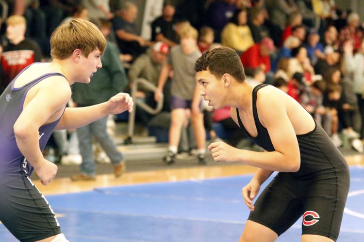 Cozad Middle School wrestlers at Kearney