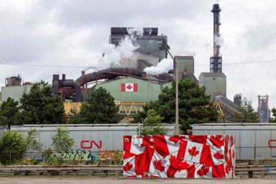 FILE PHOTO: Steel Plant in Hamilton Ontario
