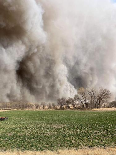 Massive wildfire burns in southwest Nebraska