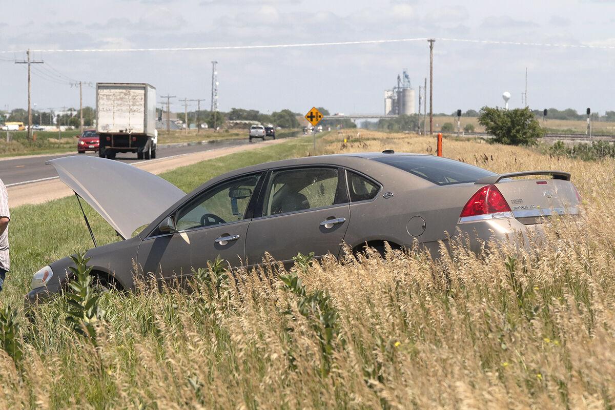 Blown tire on Highway 30 outside of Overton nearly results in head-on