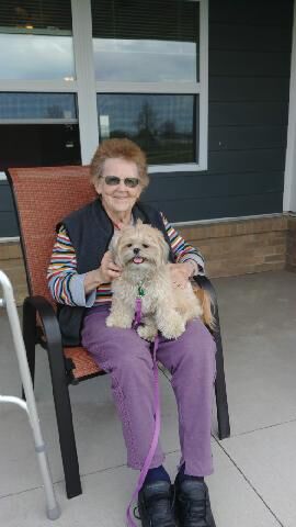 Shirley Heine  celebrating her 90th birthday