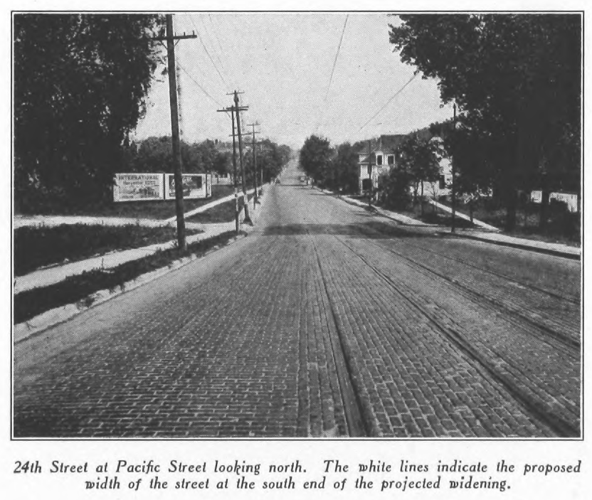 24th Street north from Pacific 1919