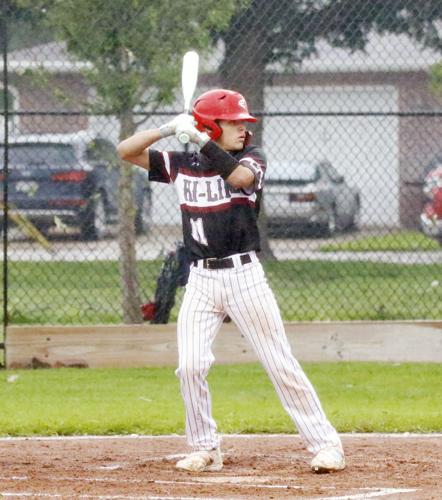 Chase Beitler at bat