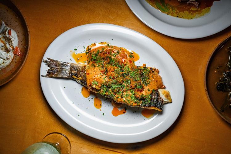 The menu at Calliope features a fusion of Middle Eastern and Southern dishes.