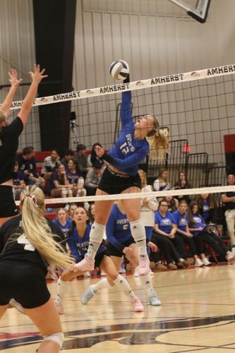 Overton at subdistrict volleyball