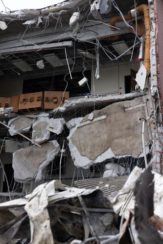 Olin Hall demolition, 5.25