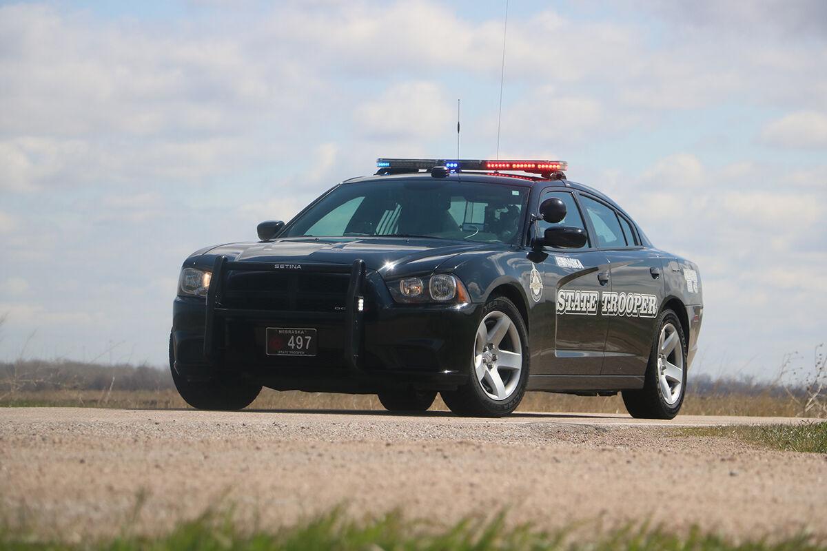 Nebraska State Patrol cruiser rural area