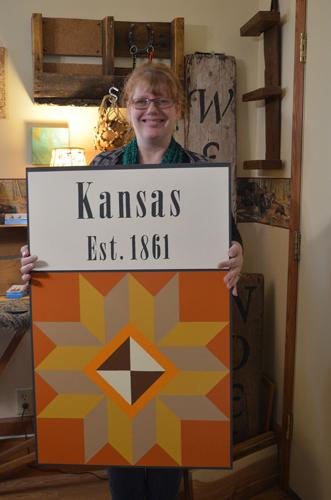 50 State Barn Quilt collection to be hung for display in Oct.