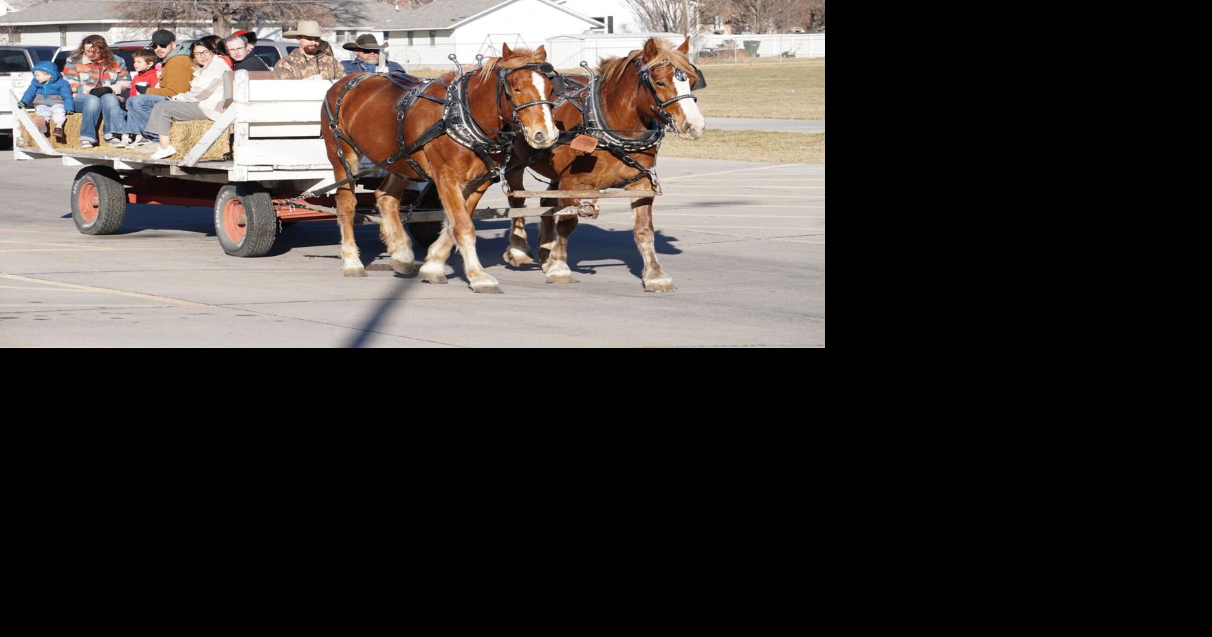 Hayrack rides, Santa spread joy at Orthman YMCA