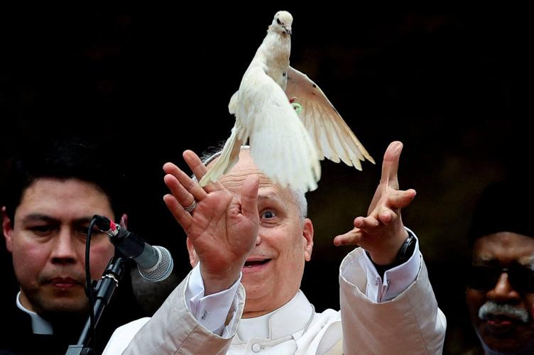 FILE PHOTO: Pope Leo XIV visits Cameroon