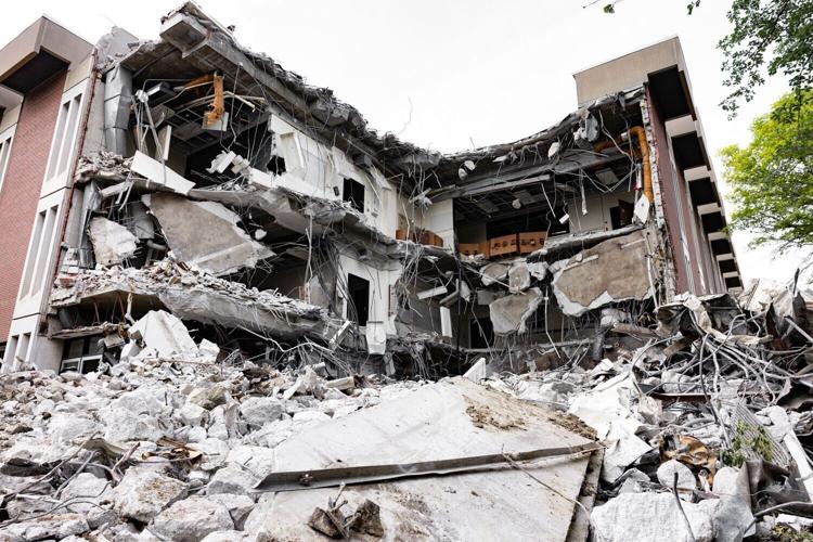 Olin Hall demolition, 5.25