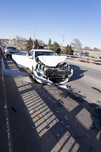 Toyota Camery Jackson St. Overpass accident