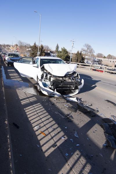 Toyota Camery Jackson St. Overpass accident