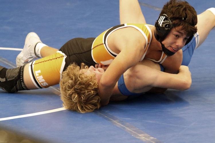 Lexington Middle School wrestlers at Kearney