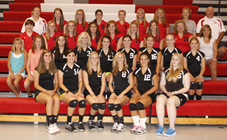 2013 Cozad volleyball team