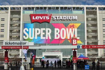 Santa Clara city officials and guests attended a ceremonial flag raising to kick off both Super Bowl LX and FIFA World Cup matches at Levi’ s Stadium in Santa Clara, California, on Jan. 22, 2026.