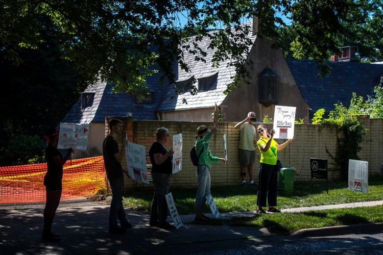 Woodscrest protest , 7.13