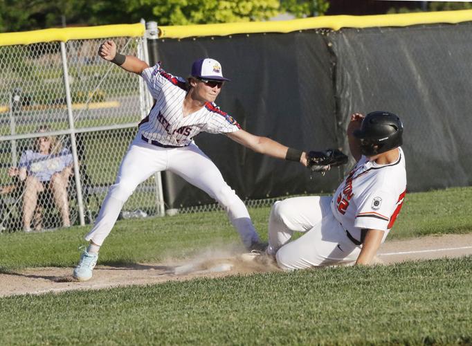 William McVay attempts an out