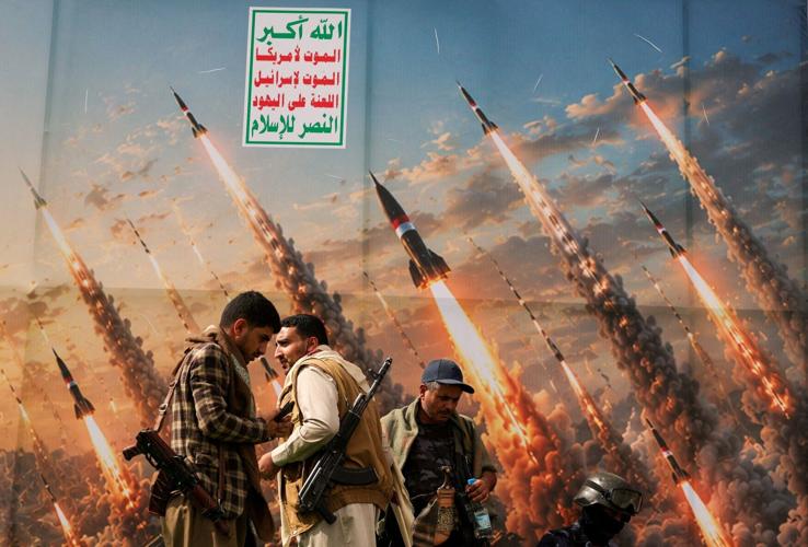 FILE PHOTO: Houthi supporters hold anti-Saudi rally amid escalation with the kingdom