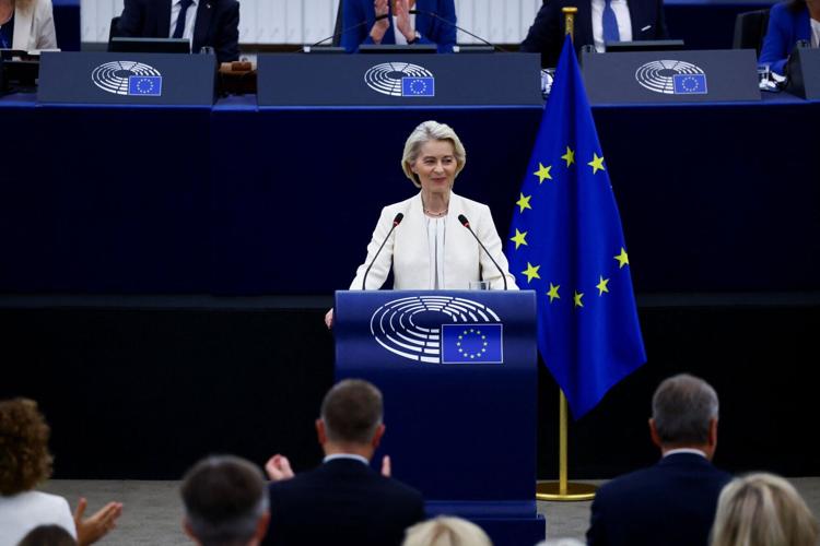 State of the European Union address (SOTEU) by European Commission President Ursula von der Leyen, in Strasbourg