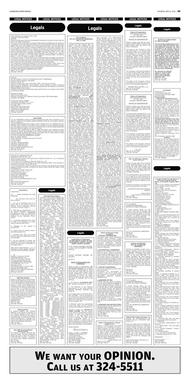 Page B9
