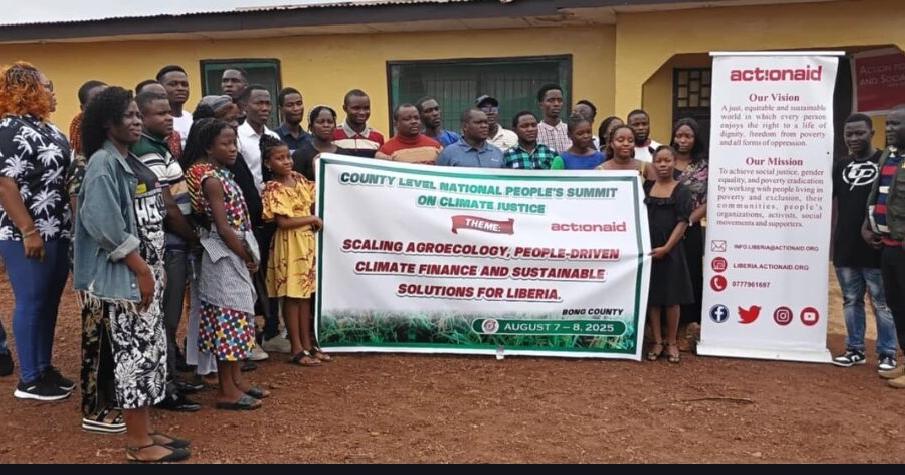 ActionAid Liberia Concludes Climate Justice Summit Workshop in Bong