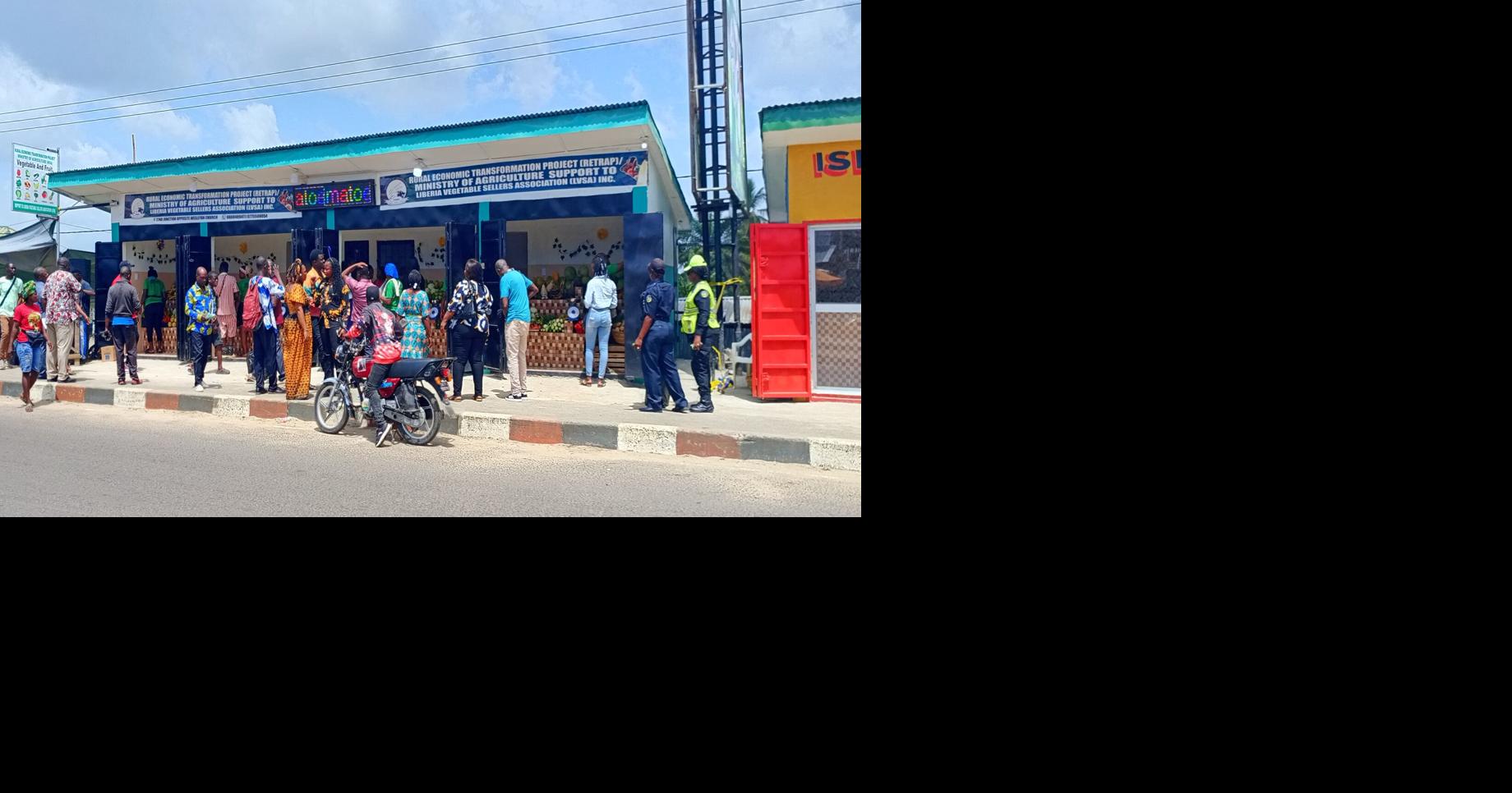 MoA RETRAP Dedicates Second Vegetable KIOSK in Paynesville