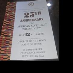 African Catholic Community of Rhode Island Celebrates 25 Years of Faith, Culture, and Service