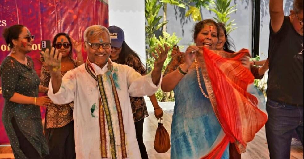 Indian Embassy Celebrates Holi in Monrovia