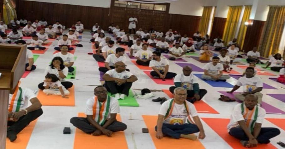 India Leads 12th Int’l Yoga Day Celebration in Monrovia