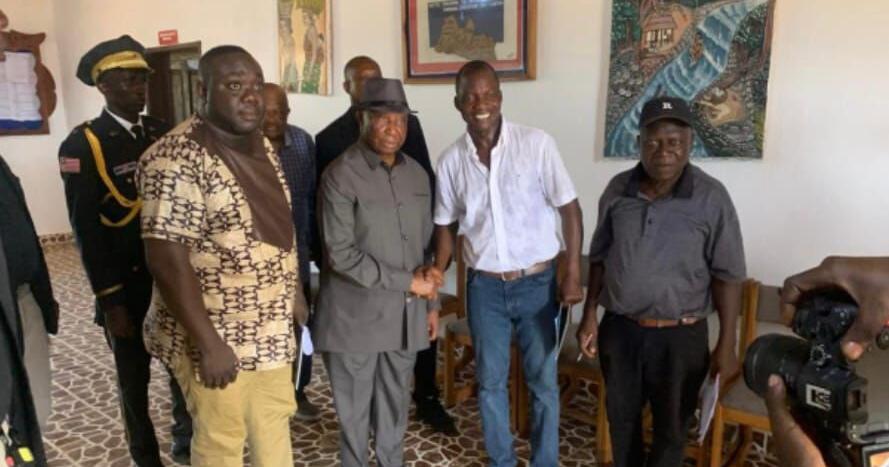 Boakai Visits CAN University in Lofa