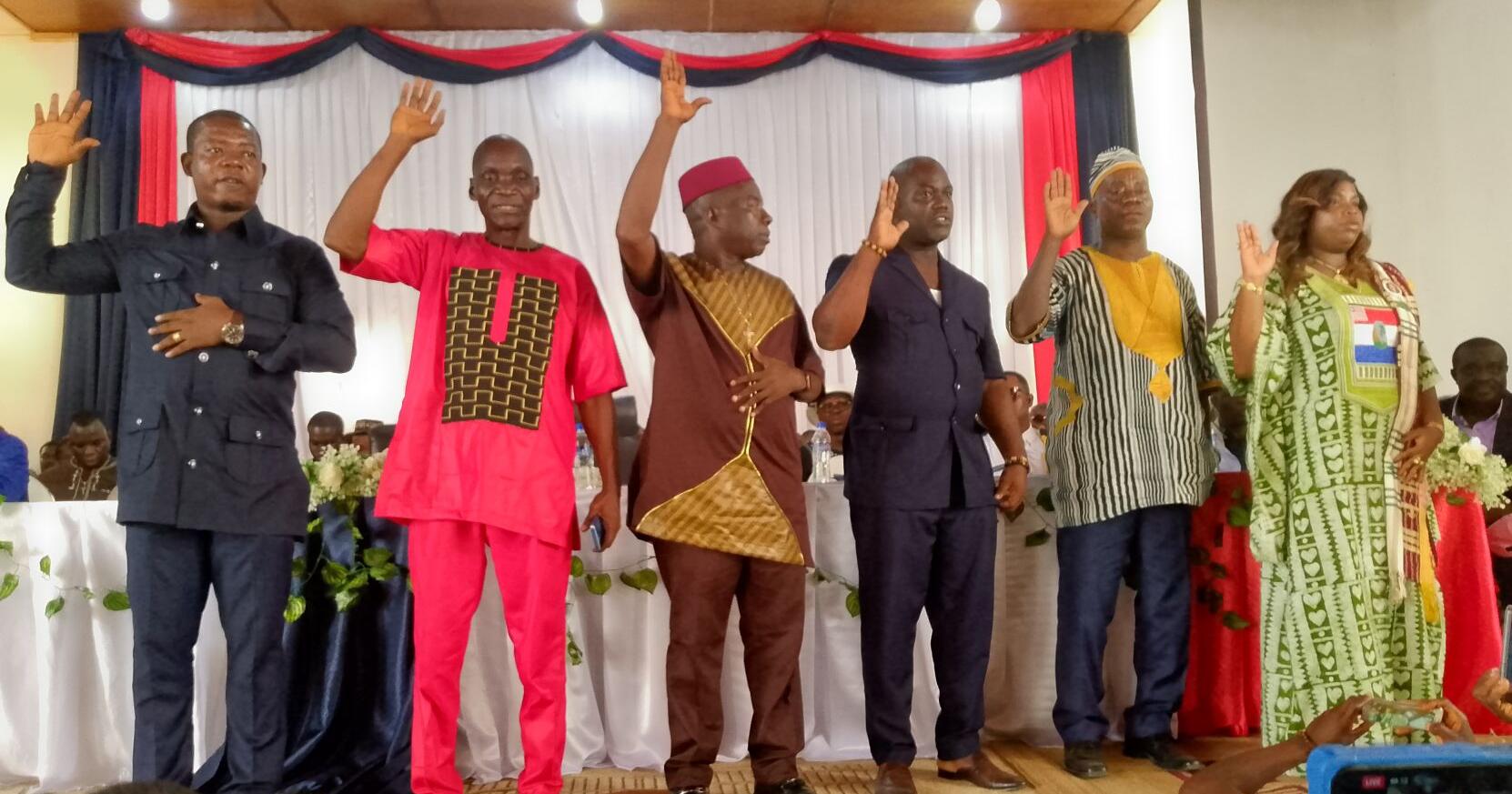 Meapeh Gono Inducted as Nimba Supt - Vimarsana News
