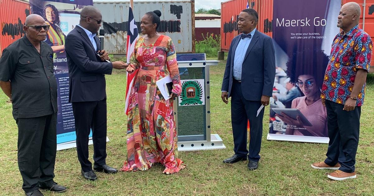 Maersk Liberia Donates Five 20ft Containers to Margibi University ...