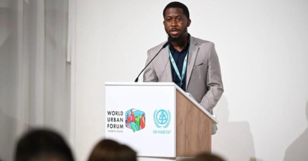 Young Liberian Elevates Urban Resilience Challenges on Global Stage