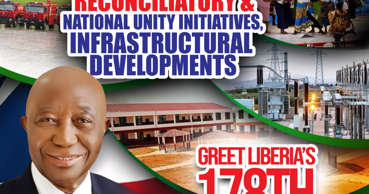Reconciliatory, and National Unity Initiatives, Infrastructural Development